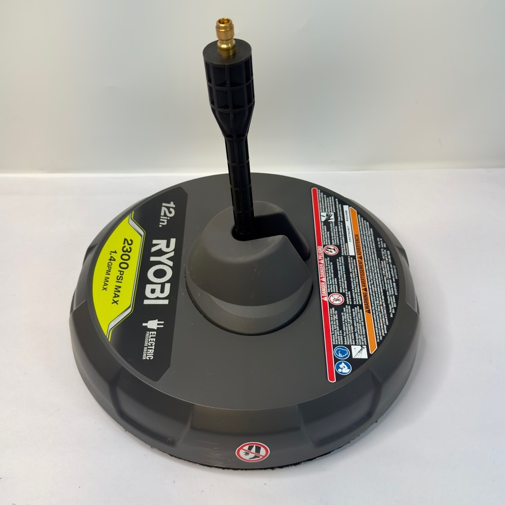RYOBI 12‎ in. 2,300 PSI Electric Pressure Washers Surface Cleaner - Picture 6 of 9